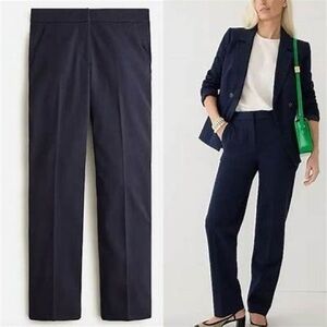 J. Crew Kate straight-leg pant in bi-stretch cotton blend